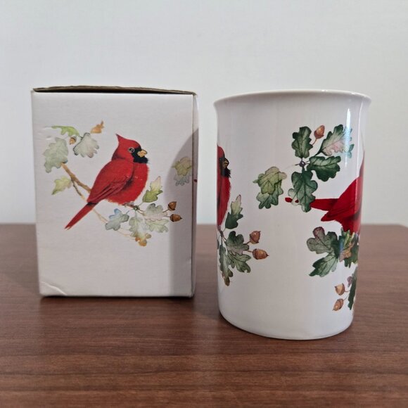 Scarlet Trio Cardinal Bird Canadian Designed Felines Capilano Trading Burnaby BC - Picture 2 of 8